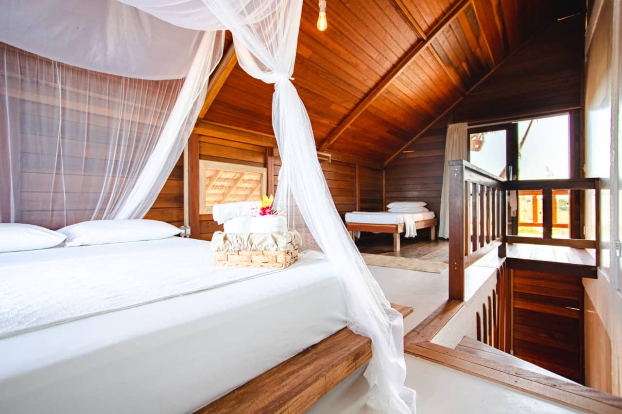 Schlafzimmer des Chalets